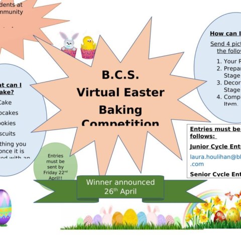 Reminder of Baking Competition